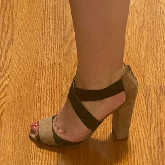 Expression Suede Brown Heels - Picture 6 of 6